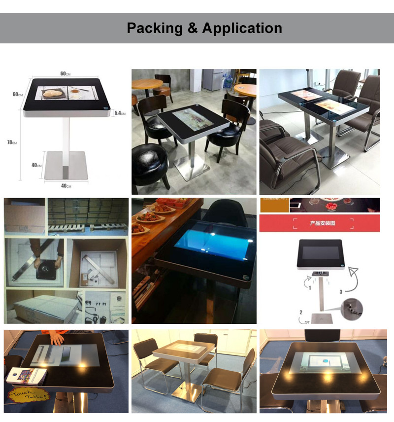 16 9 W H 21.5 Inch Touch Screen Conference Table For Collaborative Business Meetings