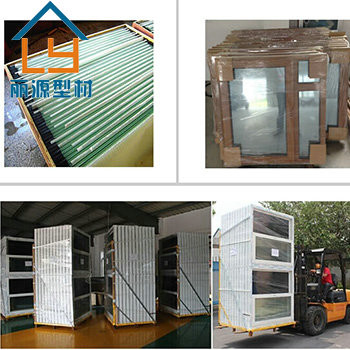2 Track UPVC Sliding Window And Door Sliding Single Glass Customized