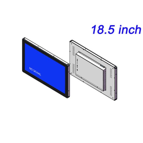 18.5-Inch Embedded Monitor for Fitness Consoles, Wayfinding Displays, Vending Machines, and Entertainment Systems