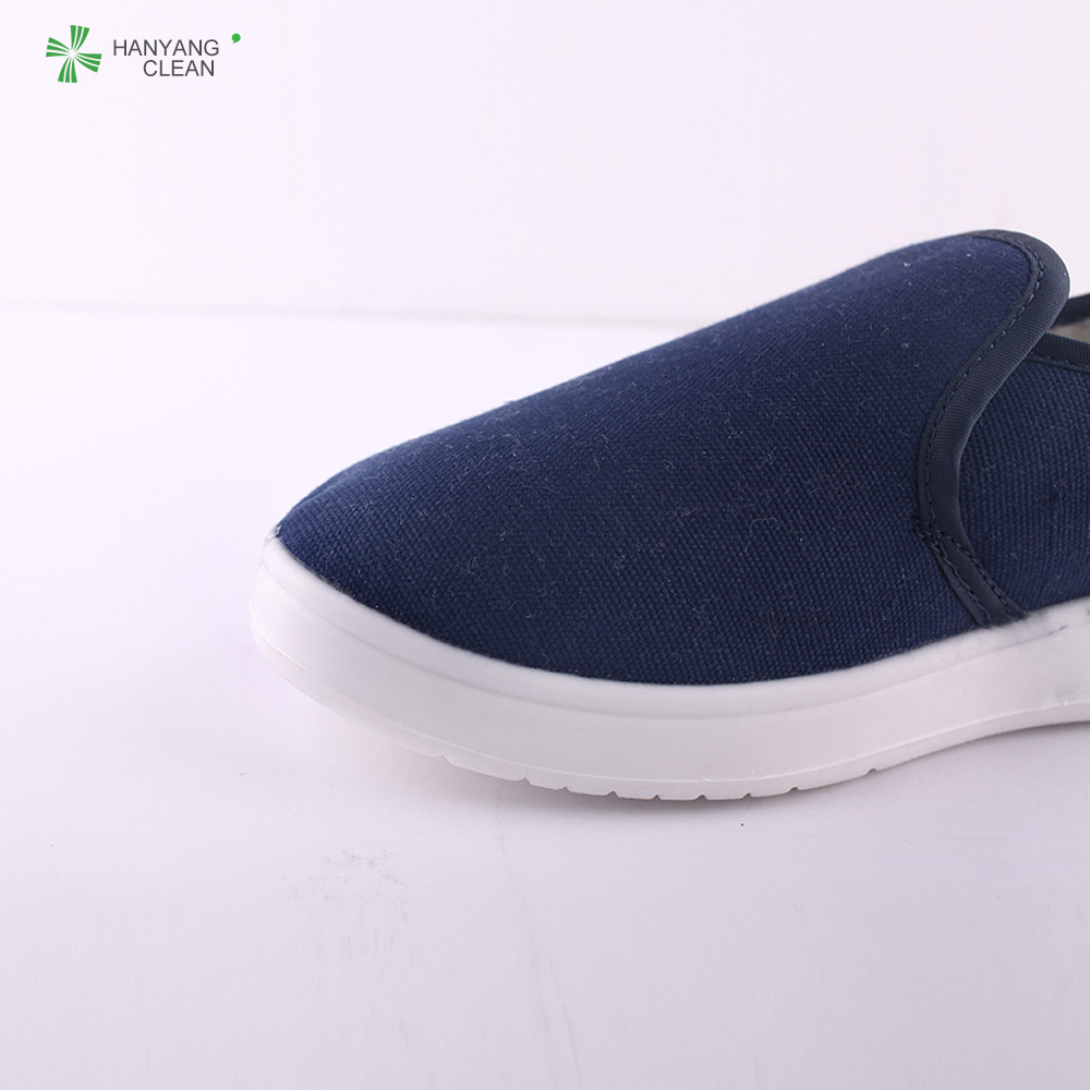 Anti static esd pu cotton class 8 clean room requirements shoes china