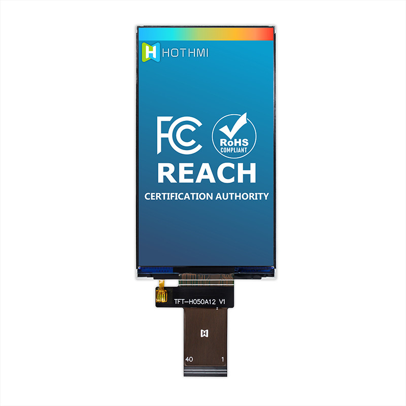 5.0 Inch IPS 480x854 Wide Temperature TFT Display Panel ST7701S For Industrial Computer