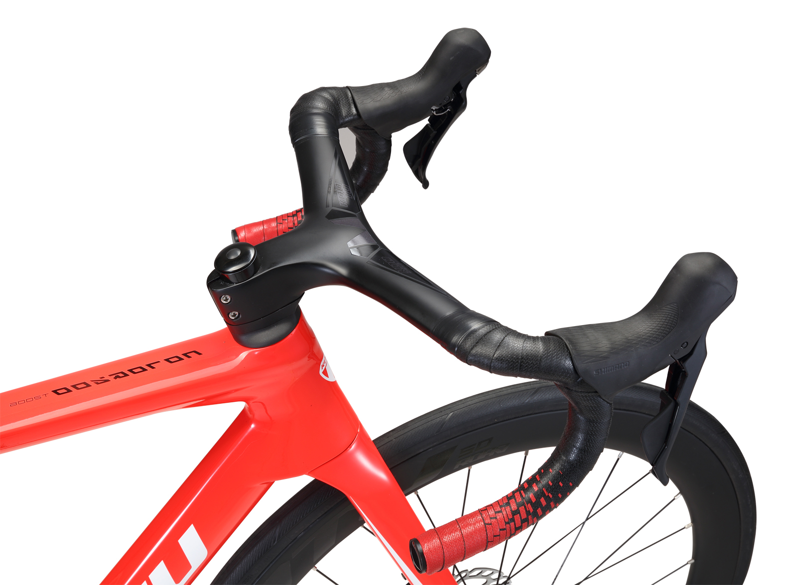 Double Disc Brake KOOTU Road Bike , T800 Carbon Black And Blue Road Bike