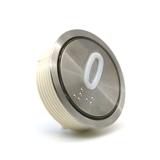 35.6MM Stainless Steel Round Lift Stop Elevator Hall Call Button Red Blue Orange Light