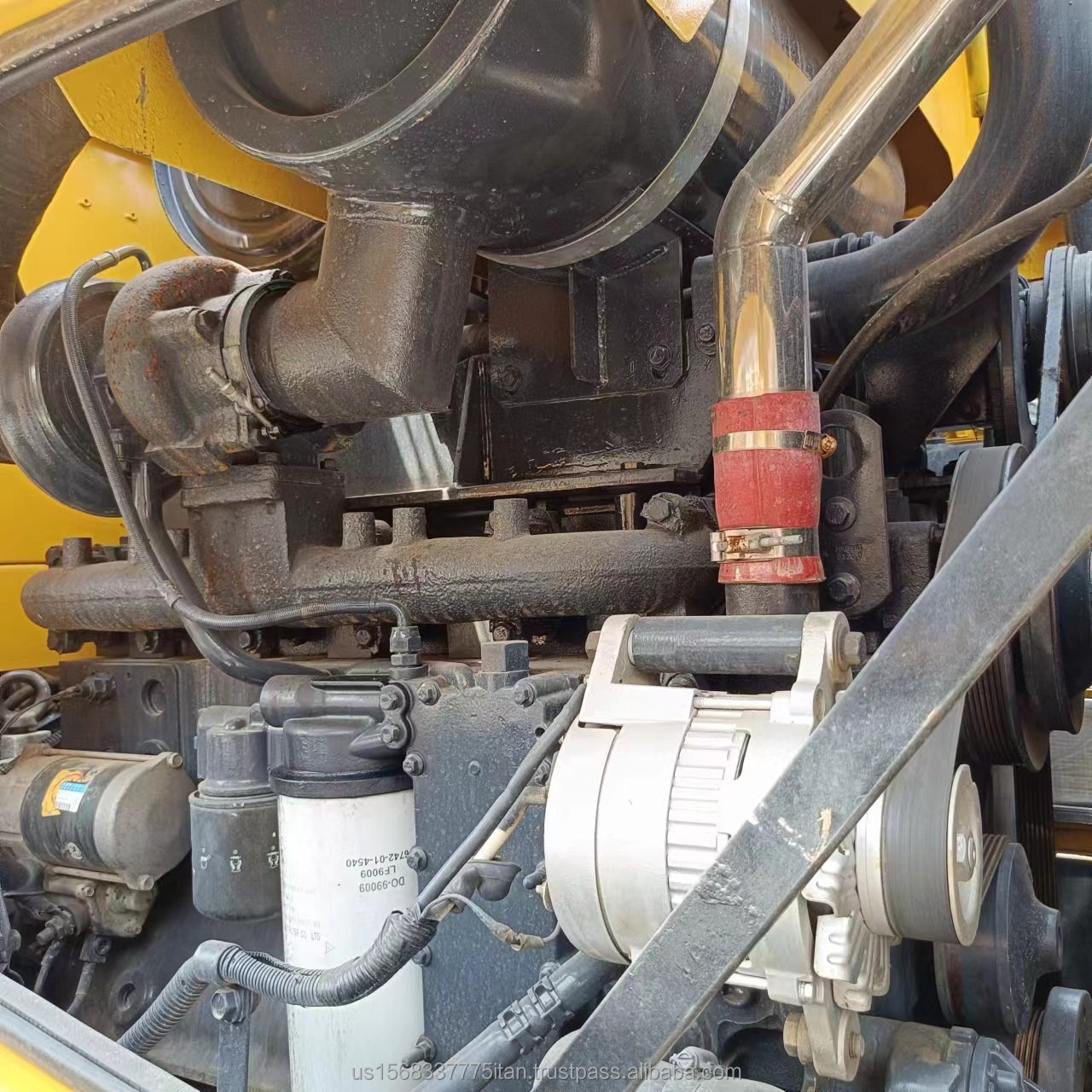 Great Performance Used Komatsu WA 380 Loader 38 Ton Capacity Original Hydraulic Pump
