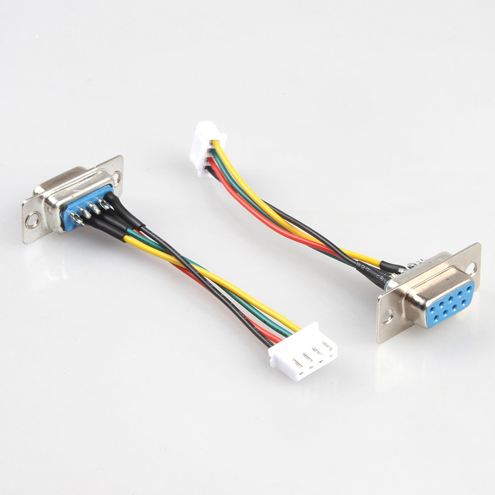 OEM Copper Industrial Wire Harness Assembly DB9 Female To XH JST 3 Pin