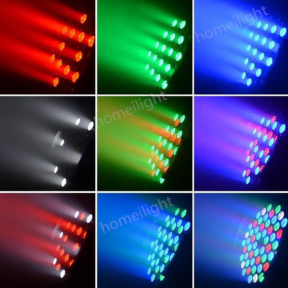 54pcs LED Par Light for Church Stage Performance Lightweight 3.2kg Product Weight