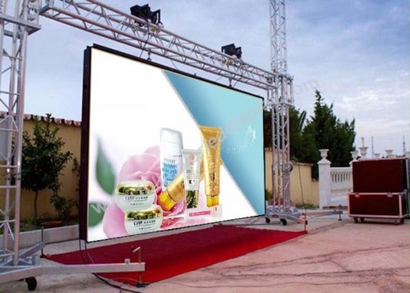 P10 Outdoor Full Color Led Curved Screen Waterproof Iron Cabinet