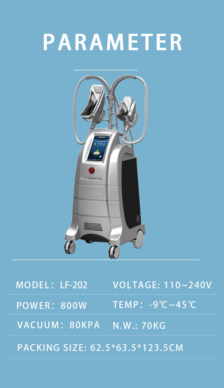 LF-202 4 handles fat reduce cryotherapy cryolipolysis slimming machine for sale