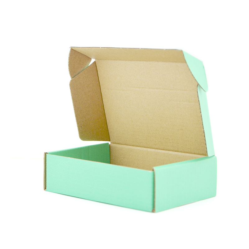 Fancy Corrugated Cardboard Shipping Boxes Varnishing Printing