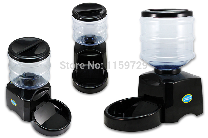 Automatic Dog Feeder With Timer Auto Pet Dry Food Dispenser