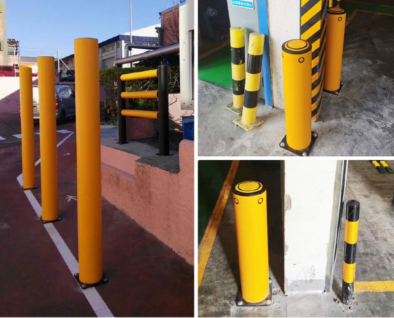 Safety Bollard Anti-collision Post Bollard Traffic Guardrails