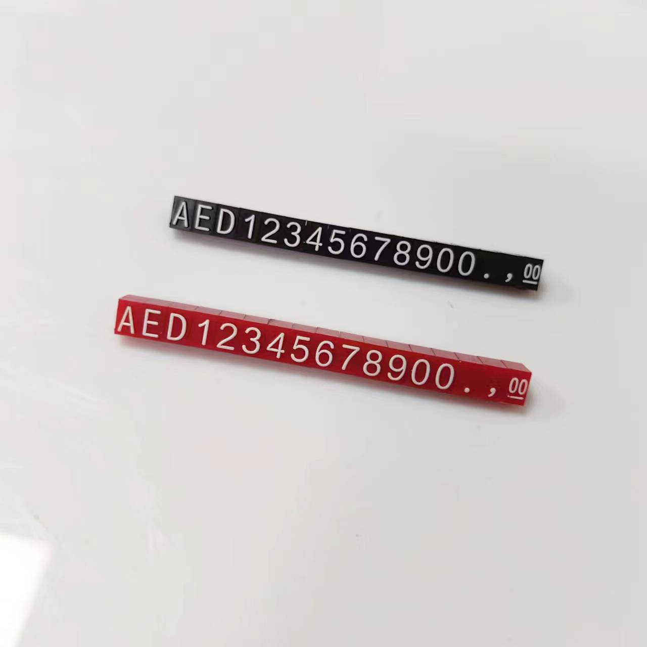 Retail Organizing Solution Customizable Acrylic List Labels for Supermarkets and Malls