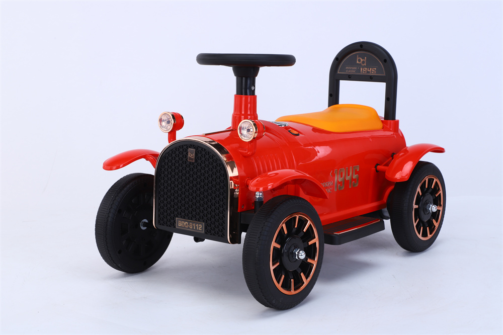 Unisex Early Education Battery Operated Kids Electric Toy Ride On Car With Remote Control