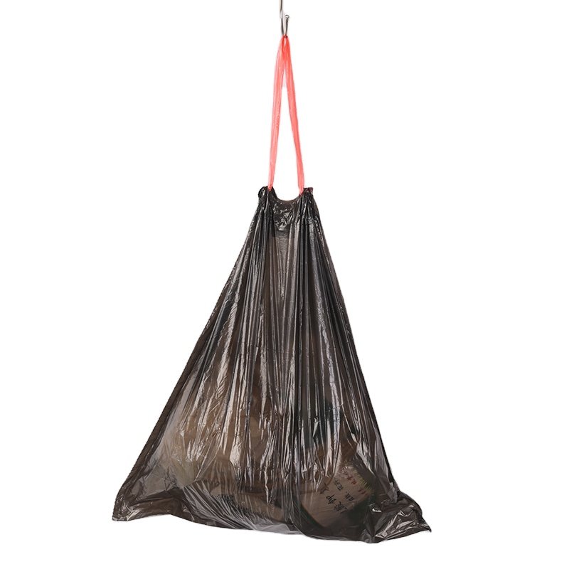 Customized 6ml Plastic 55 Gallon Drawstring Trash Bags For Easy Waste Management