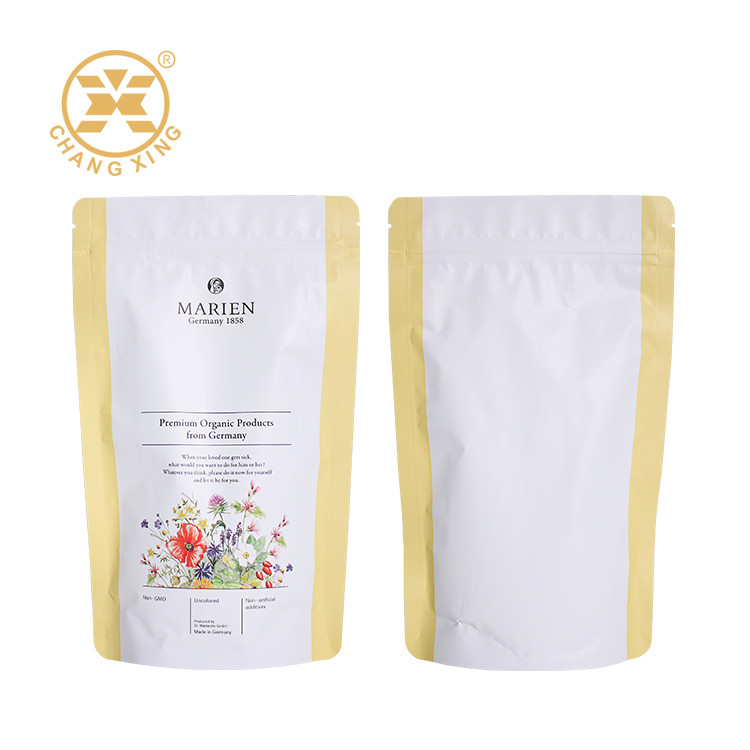 Custom Printing Empty Tobacco Packaging Pouch With Zipper