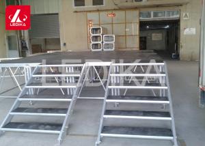 China Adjustable Aluminum Alloy Lift Stage Stairs / Lifting And Folding Stage Platform on sale