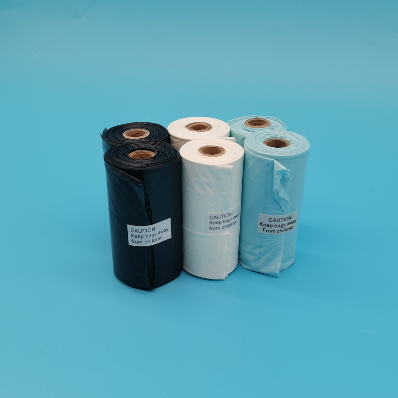 Customized Portable Durable Blue Waterproof Scented Pet Cat Waste Garbage Poop Bags