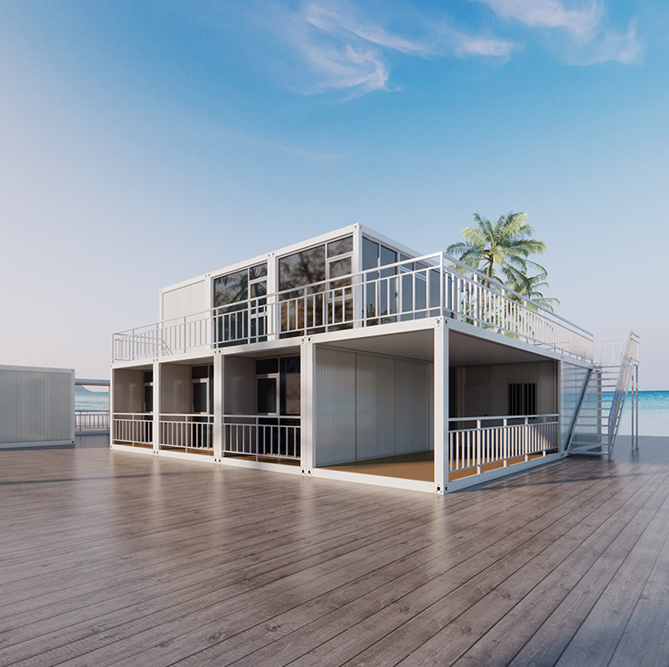 Portable Removable Temporary Container Homes Detachable House For Site Office