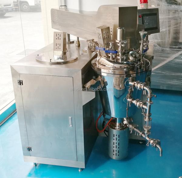 500L Stainless Steel Tank Emulsifier Mixing Machine Cosmetic Production Boiler