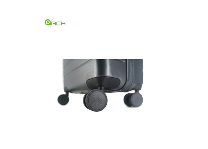 Manufacturer Pure PC hard side Travel Trolley Luggage with double spinner Wheels