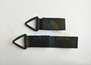 China Custom Safety Webbing Loop Straps Nylon Web Belt With Triangle Plastic Ring on sale