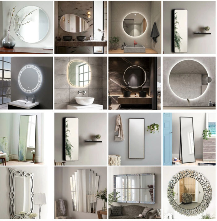 Glass Wall Mirror