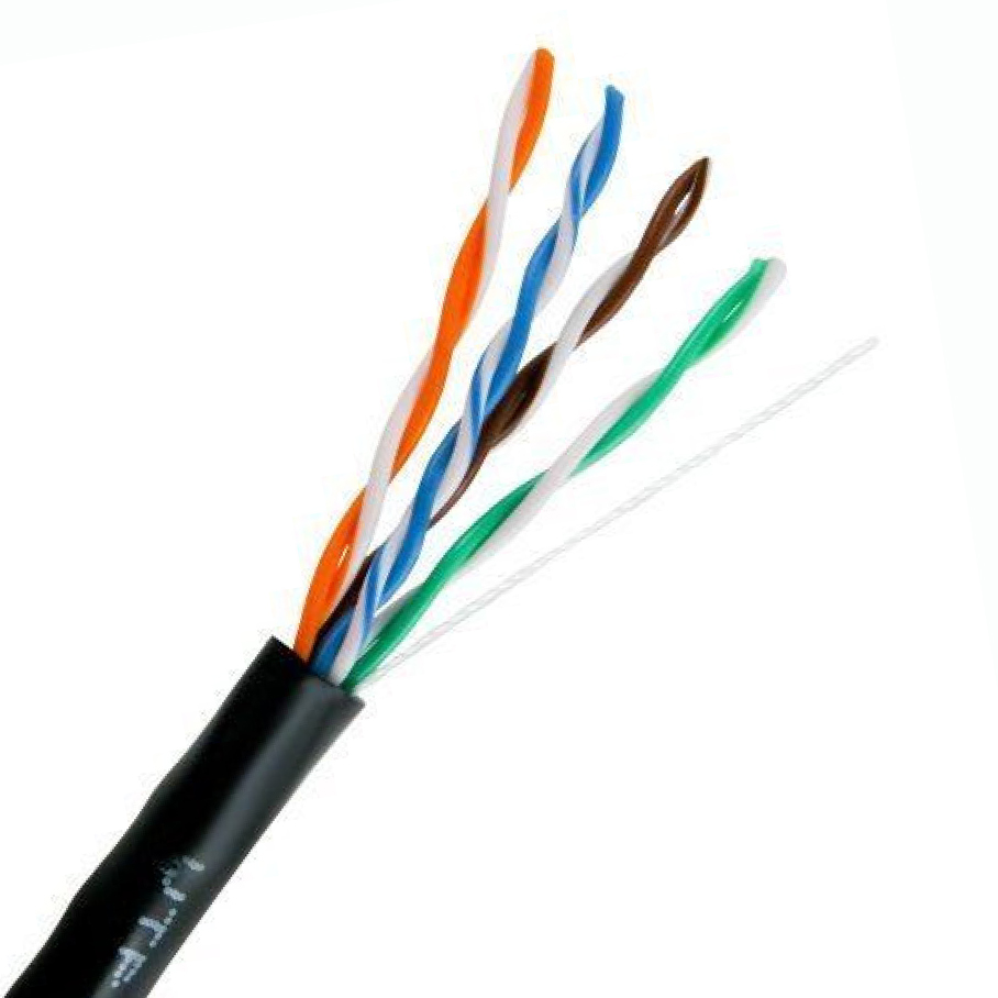 Cat.5e UTP Network cable, solid bare copper cable outdoor cable