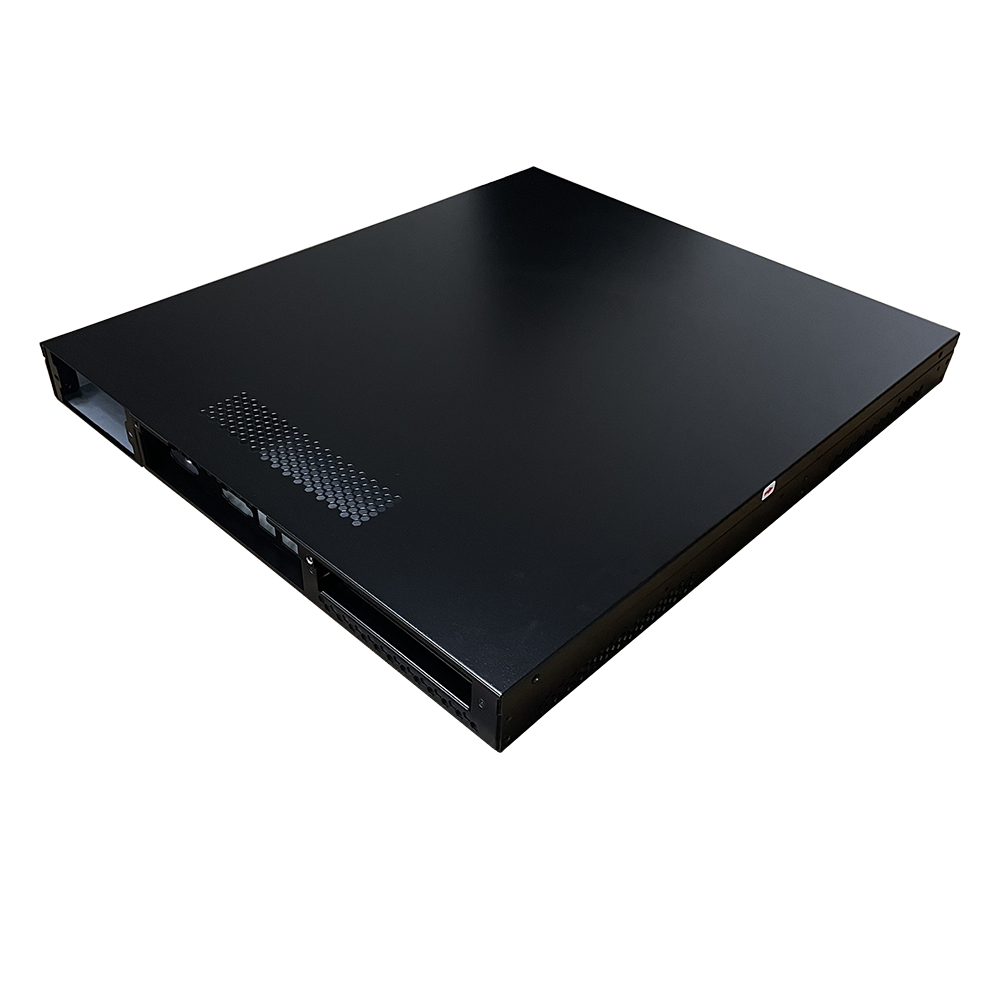 1u Computer Rack Server Chassis For Gaming Pc Shell Black Powder Coating