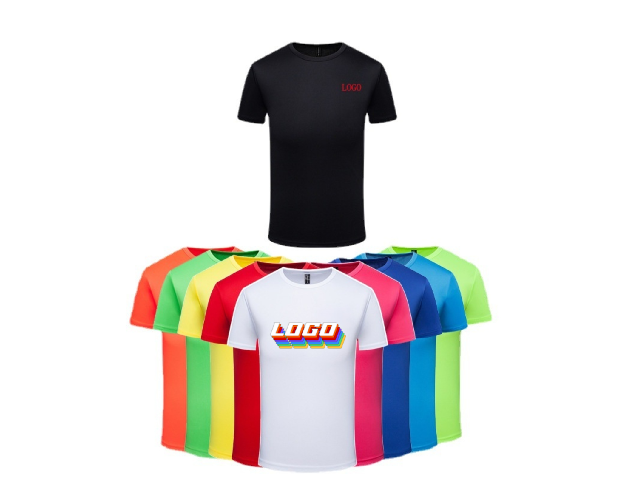 2021 new design Men/Women blank top T-shirt Wholesale Customized Logo printing heatransfer Private Label 150 Gram Polyester