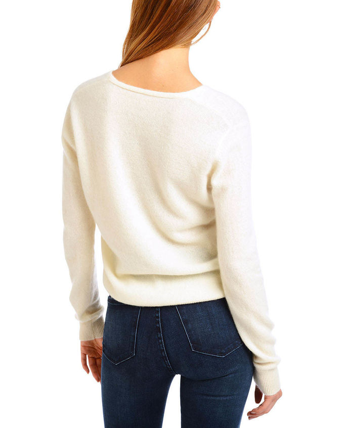 Soft Knit Cashmere Sweater Women'S Pullover Sweater For Autumn / Winter
