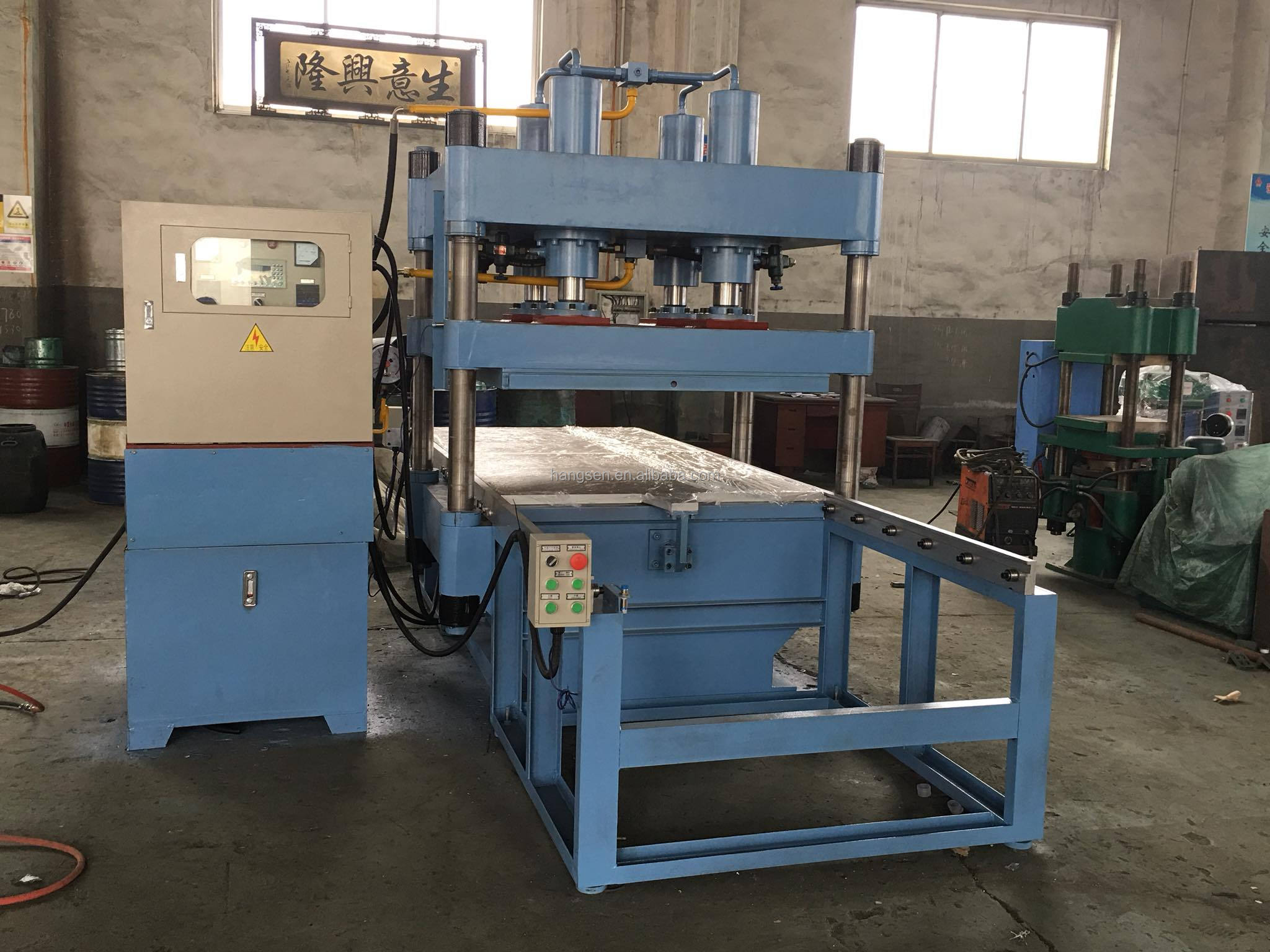 Playground Tile Rubber Vulcanizing Press 1100x1100mm Rubber Tile Press