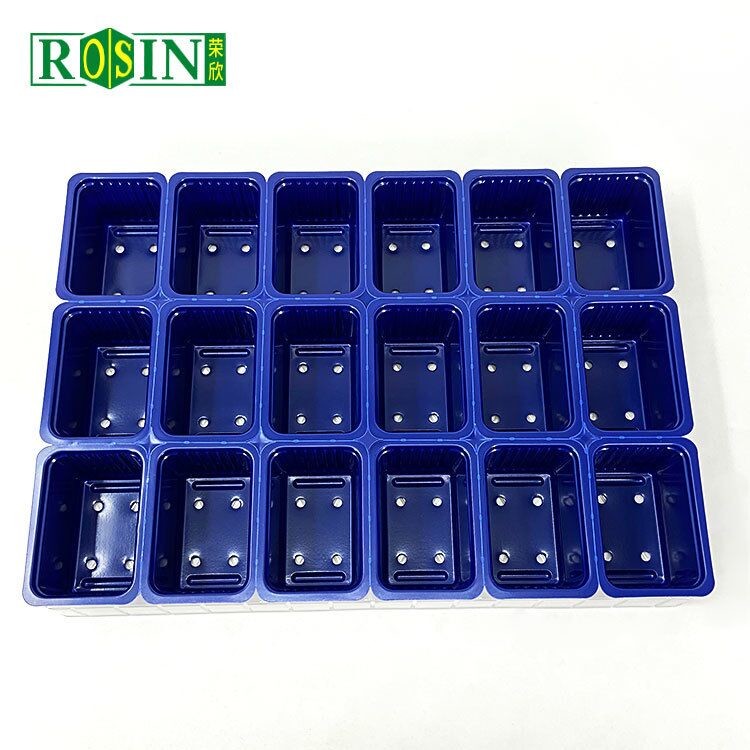 Deep Nursery Seedling Tray Microgreen Agriculture Plastic Trays 18 Cell