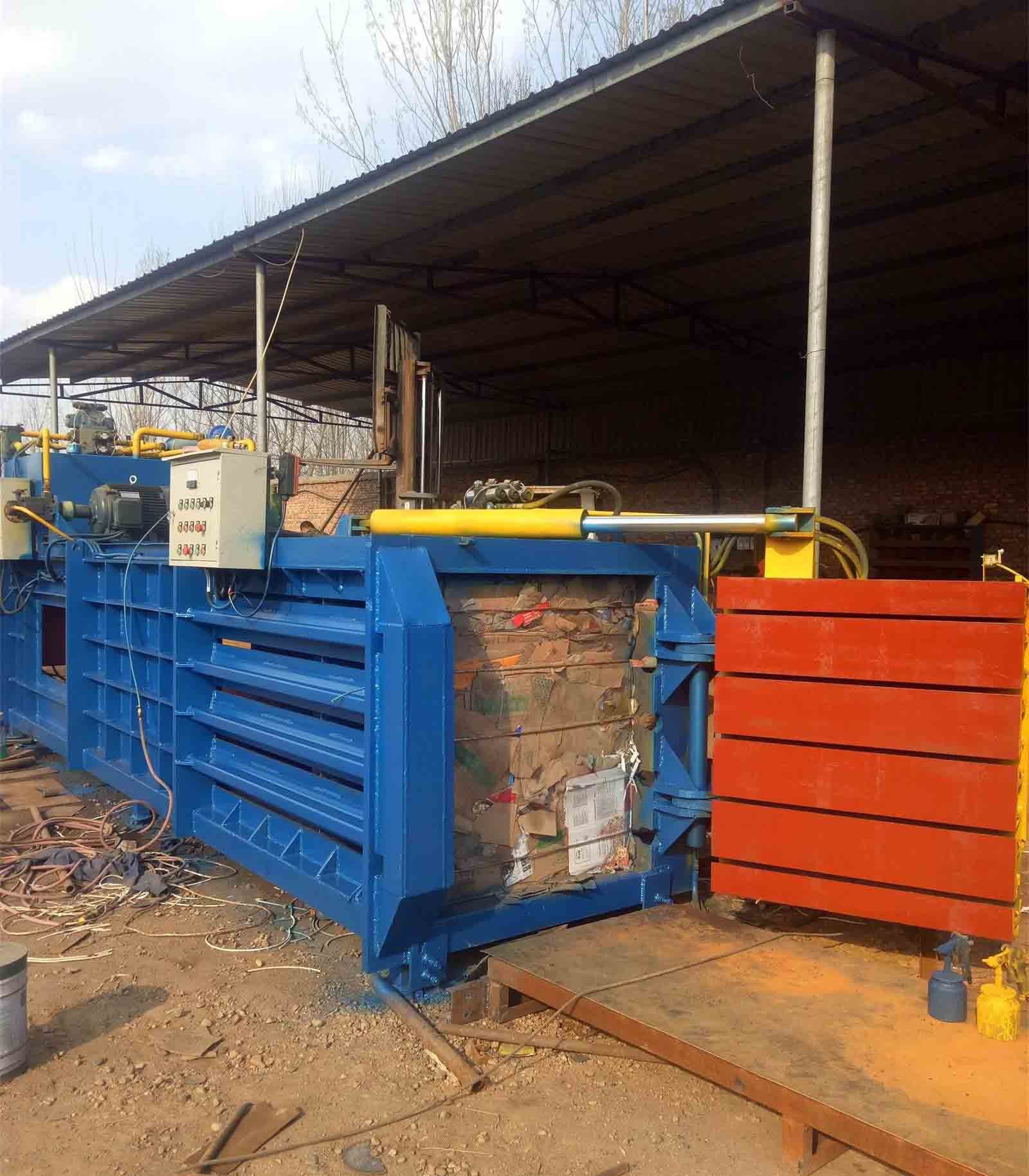 Rubber Horizontal Hydraulic Baler Machine Automatic Baling Machine