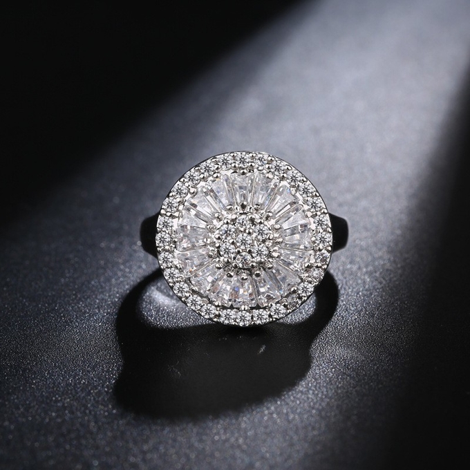Sexy Lady White AAA CZ 925 Stamp Ring Full Size Women Sterling Silver Jewelry Rings Free Shipping Wholesale
