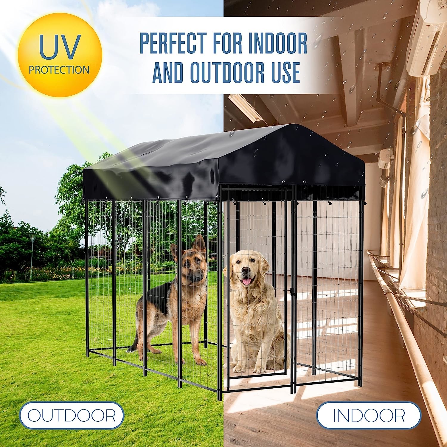 Weatherproof Heavy Duty Outside Dog Kennel
