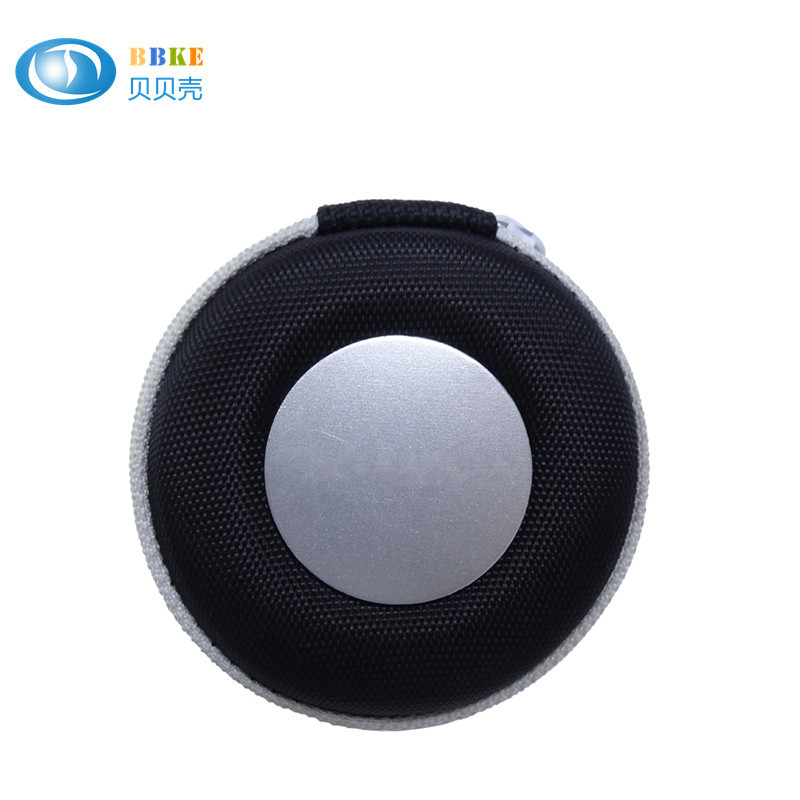 Headphone Headside Hard Eva Case MP3 Earphone Pocket Storage Bag With Mesh Black