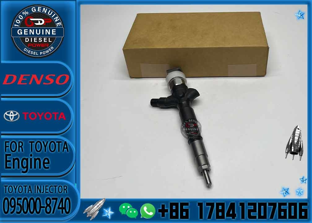 High Quality Common Rail Fuel Injector 095000-8740 095000-8530 23670-0L070 23670-09360 for Toyota Hilux 2KD-FTV Engine