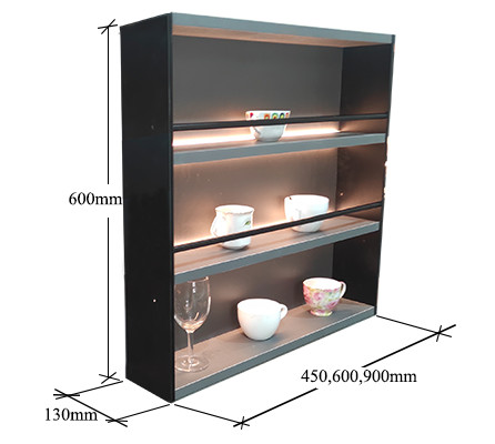 Kitchen Cabinet Multifunctional Light Background 3 Organizer Cabinet Shelf