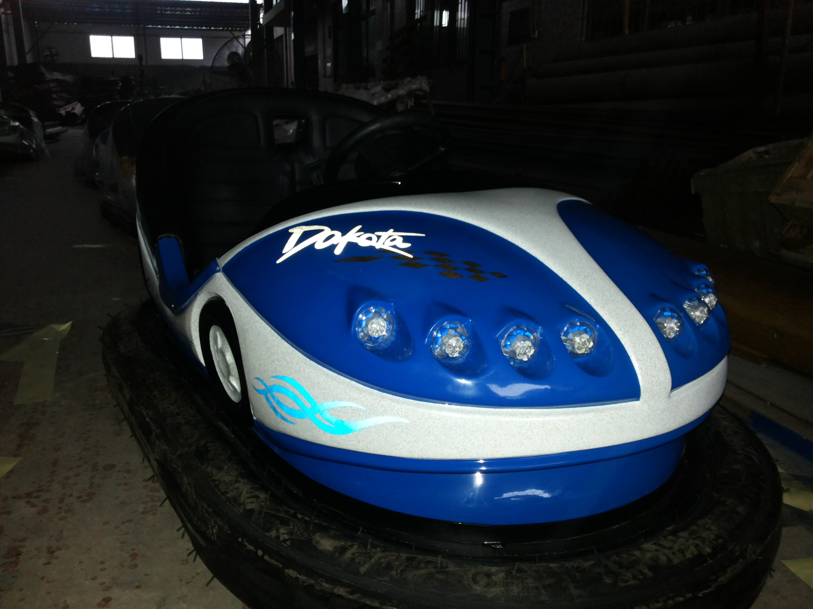 Mall Battery Operated Bumper Cars Low Voltage Protection Remote Control