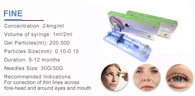 Fosyderm Dermal Fine Line Filler Injections For Eyes Anti Wrinkles HA Filler