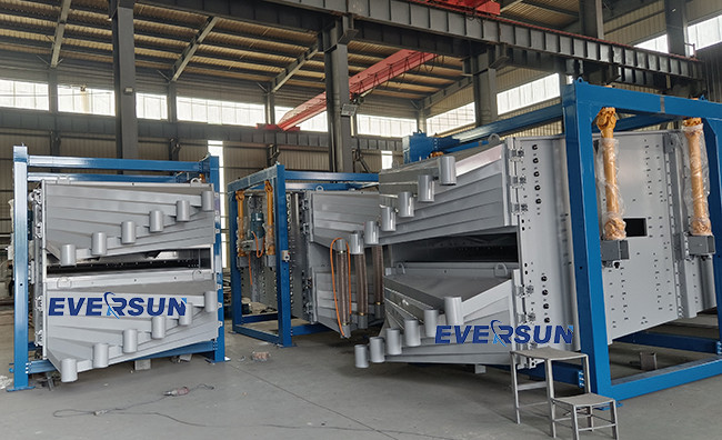 Low Noise Gyratory Vibrating Screen 2 - 500 Mesh Customized Service Supported