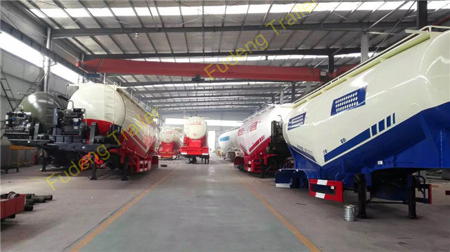 30Tons Vacuum tire optional dry used bulk cement tanker truck trailer