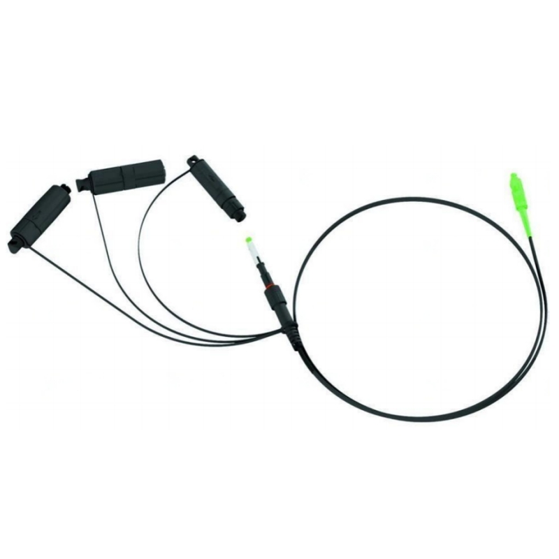 Slim Optical Fiber Connector Huawei 9 in 1 IP68 Waterproof for ODF PEI Wiring Devices
