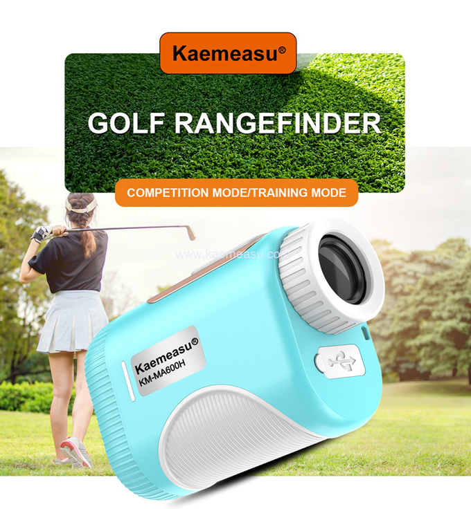 kaemeasu Mini Laser Rangefinder Rechargeable Golf Range Finder With Magnetic Adsorption MA800