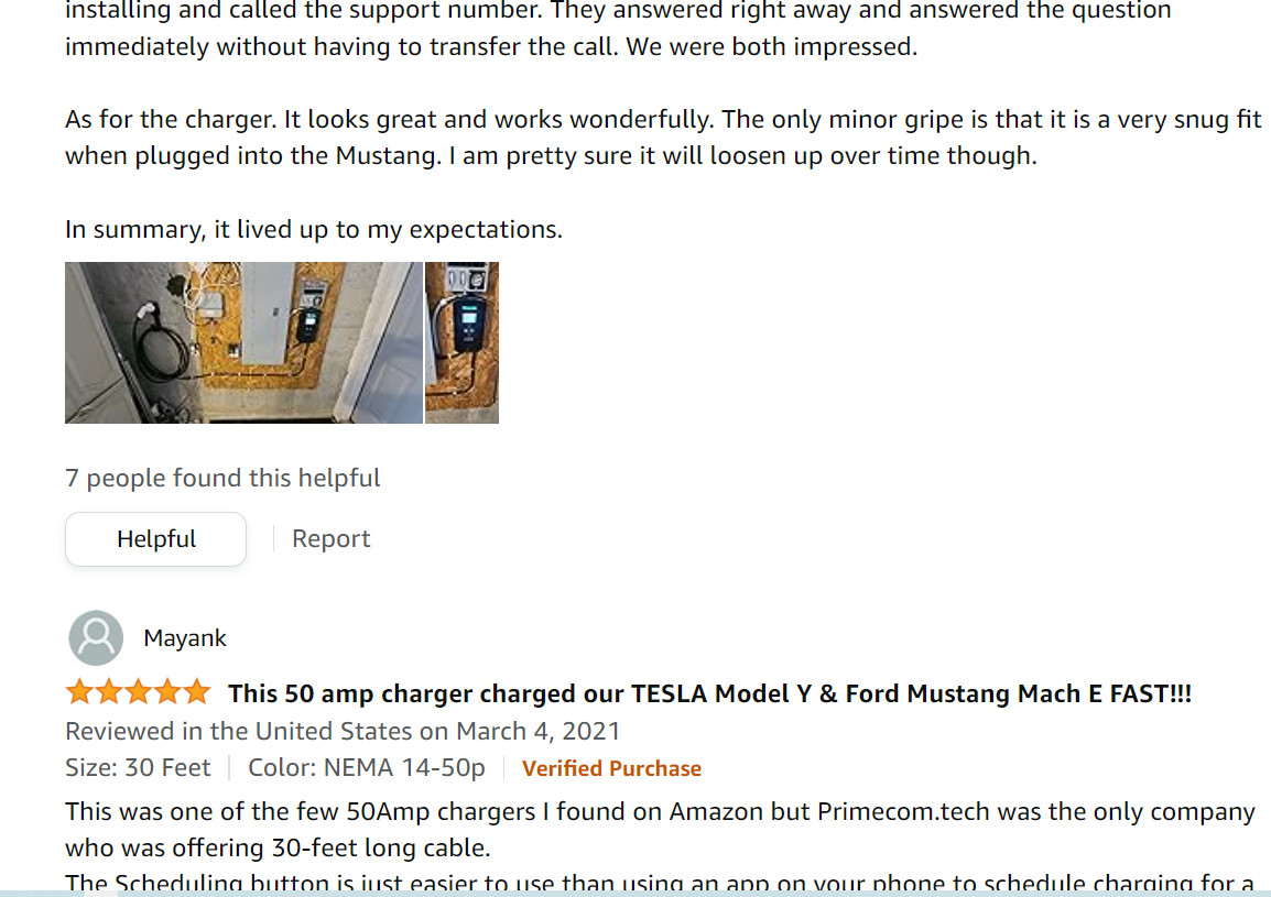 50 Amp Level-2 Smart Electric Vehicle Home Charging Station 220 Volt For Tesla And All EV Brands