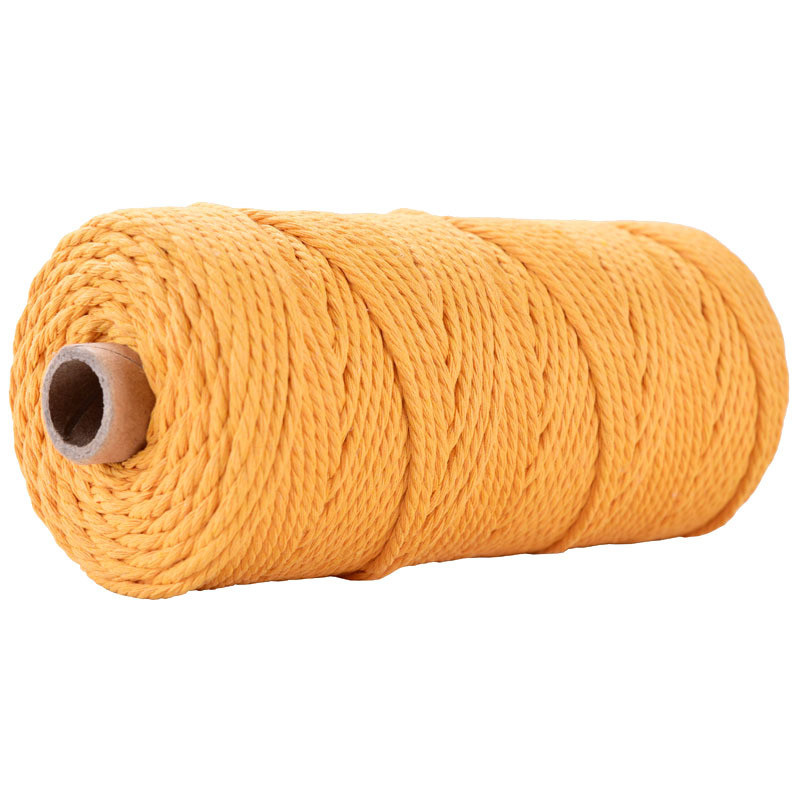 Green 3 Strand Twisted Nylon Rope 3mm Macrame Braided Cotton Rope