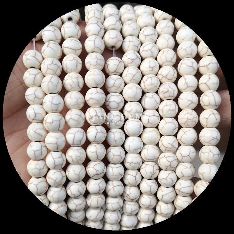 DIY Making Polished Round Shape Gems Bead Strands with Multi-color Gemstone Color