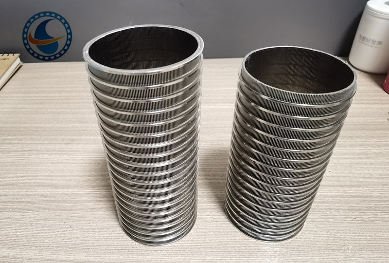Id 100mm Reverse Rolled Wedge Wire Screen Filter 304 Stainless Steel
