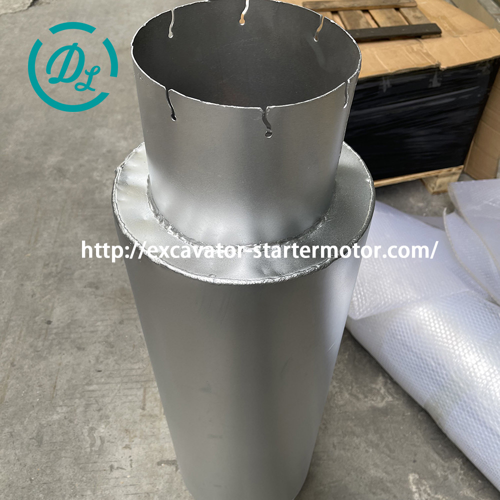 Excavator Spare Parts Custom Muffler 210-150 Soundproof Cotton