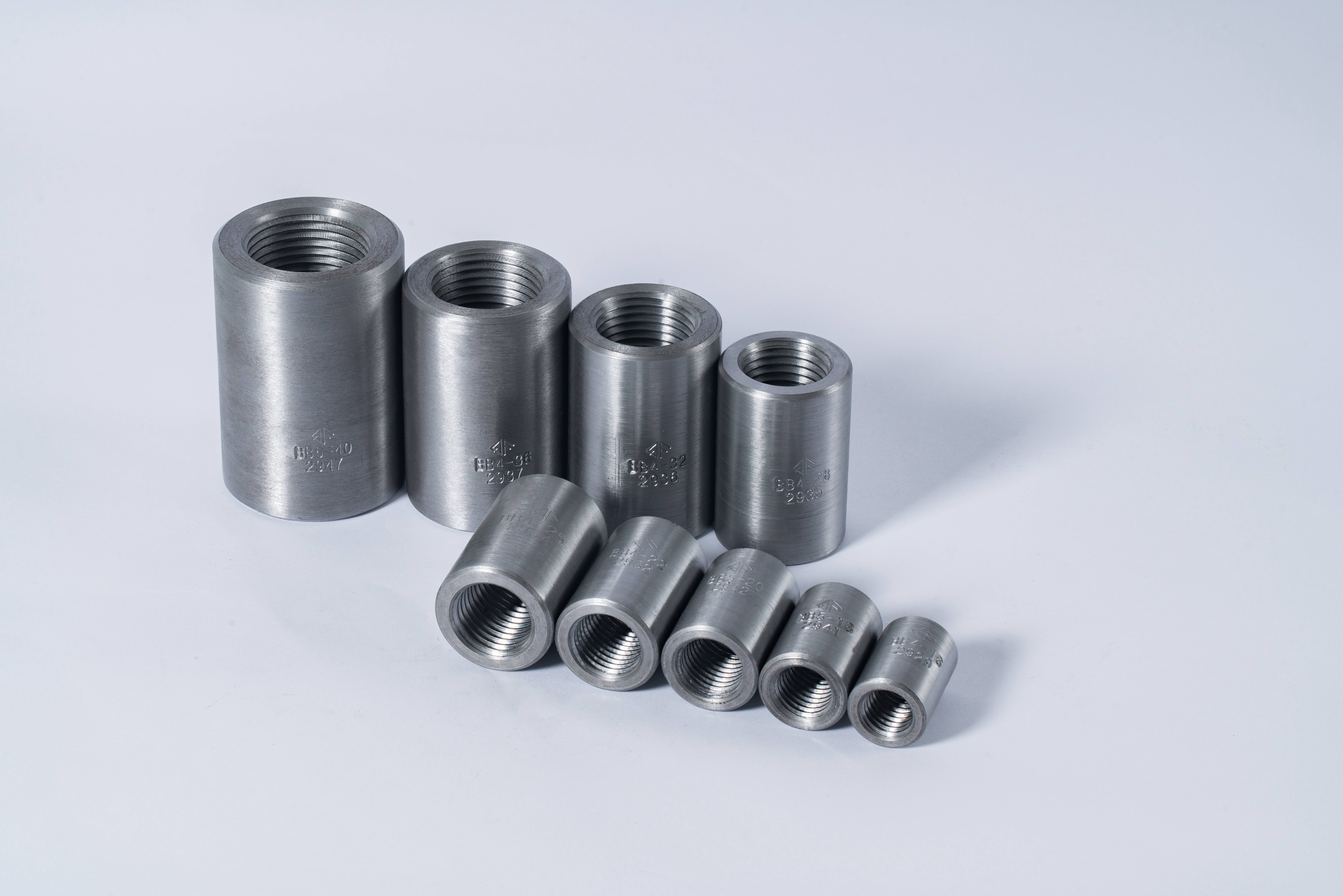 Civil Architecture Parallel Threaded Coupler Quality Carbon Structure Steels 45